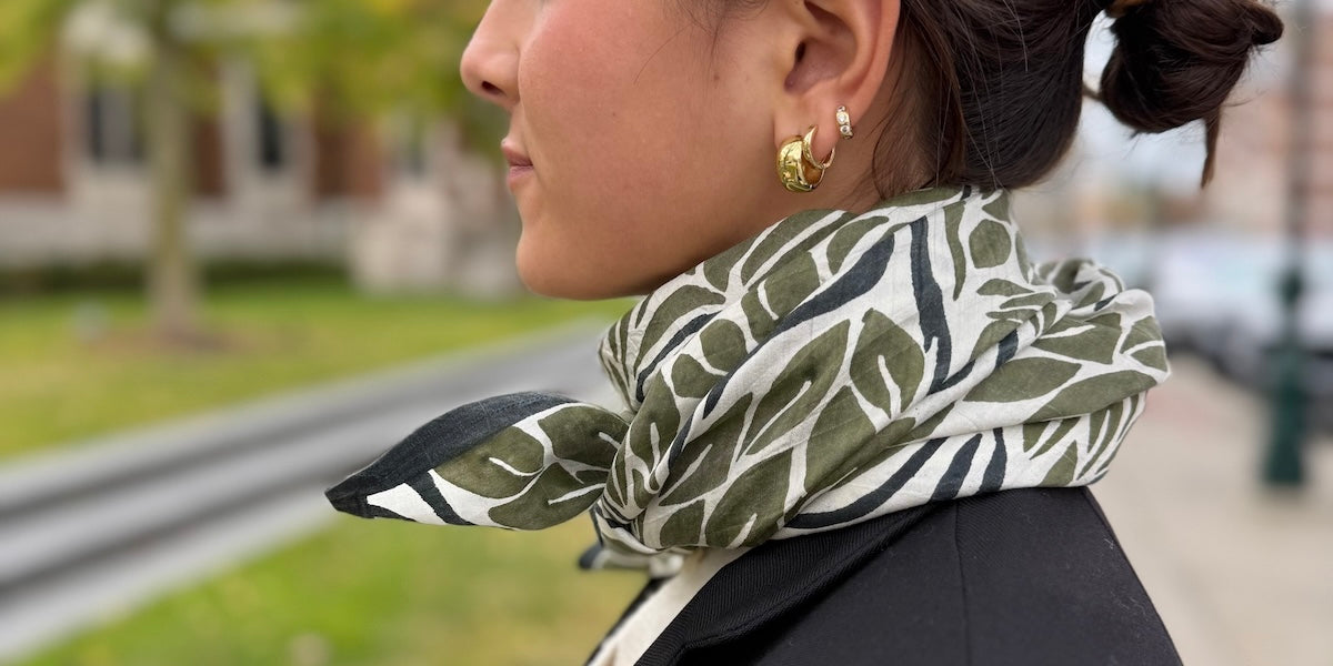 Introducing Our New Peace Silk Square Scarves — The Perfect Gift for Her