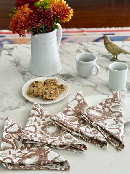 Rust Wild Dog Napkin Set