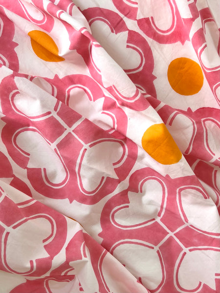 Watermelon Condor Maxi Ruffle Wrap Skirt