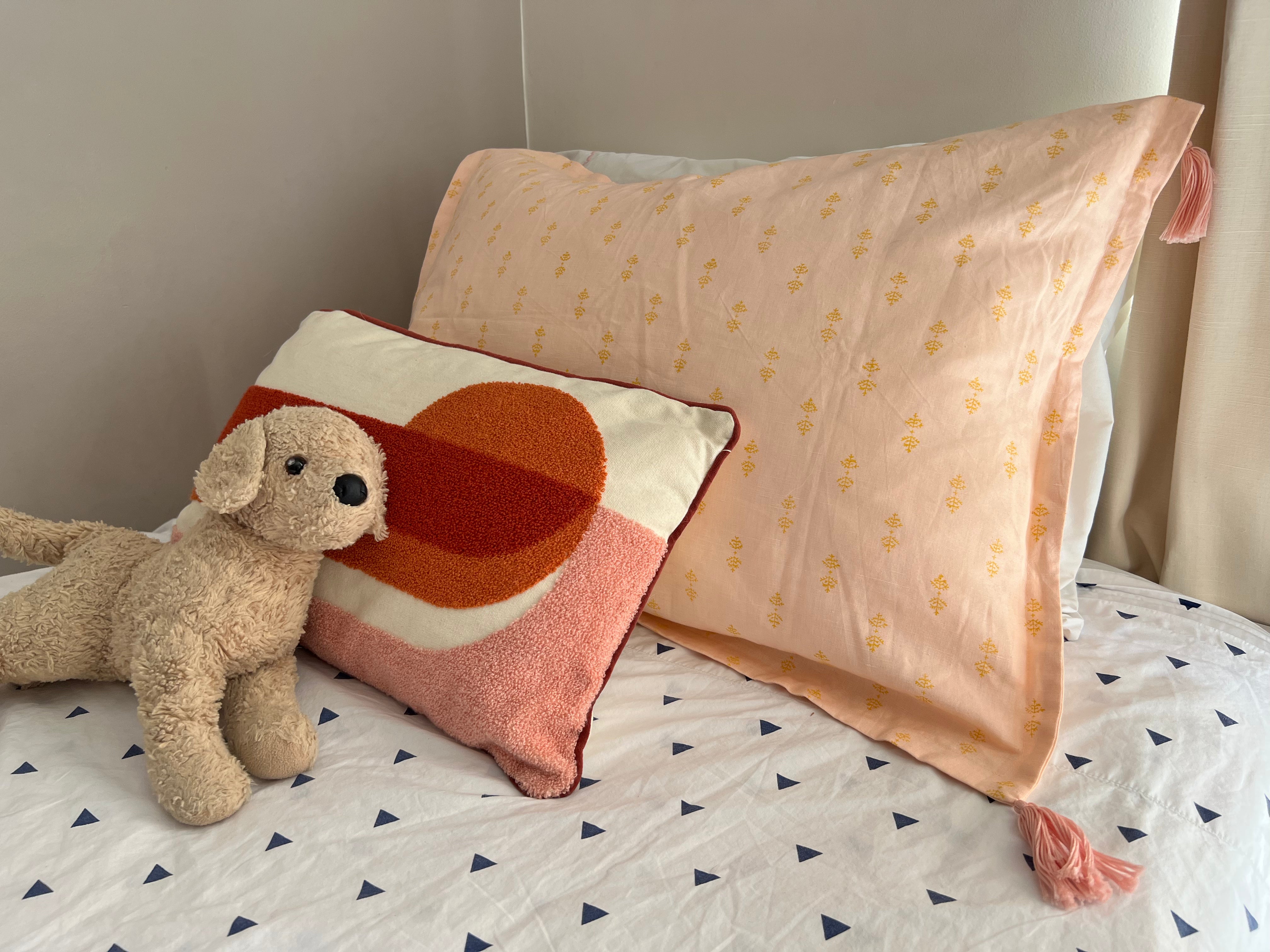 Blush Staghorn Pillow Sham Beastly Threads
